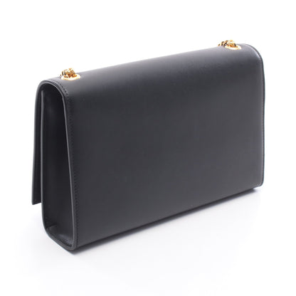 ケイト タッセル ミディアム チェーンショルダーバッグ レザー ブラック サンローランパリ バッグ SAINT LAURENT PARIS