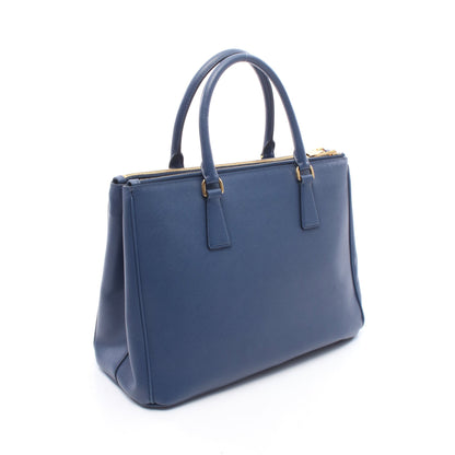 SAFFIANO LUX ガレリア 2WAY ハンドバッグ サフィアーノレザー ブルー プラダ バッグ PRADA