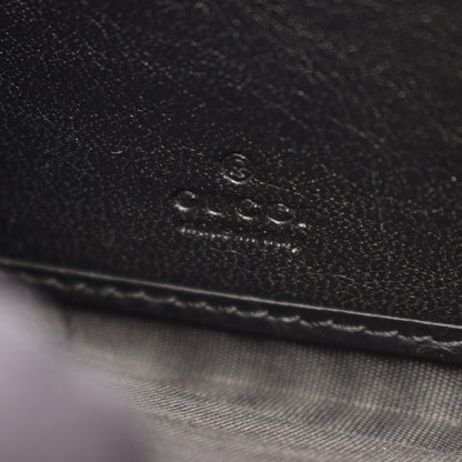 ラウンドファスナー長財布 レザー ブラック グッチ 財布・小物 GUCCI