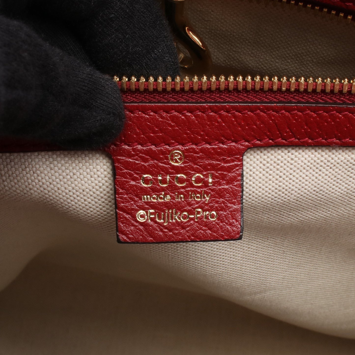 GUCCI × ドラえもん GGスプリーム 2WAY ショルダーバッグ トートバッグ PVC レザー ブラウン レッド マルチカラー グッチ