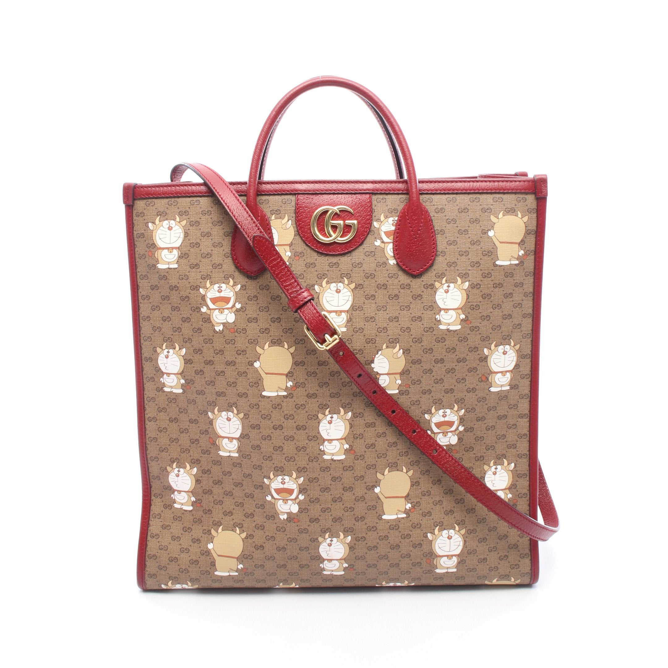 GUCCI × ドラえもん GGスプリーム 2WAY ショルダーバッグ トートバッグ