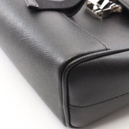 SAFFIANO TRAVEL ショルダーバッグ サフィアーノレザー ブラック プラダ