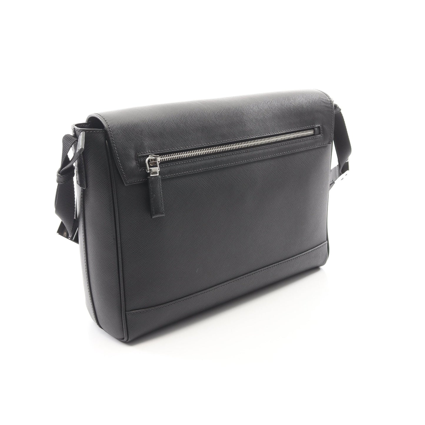 SAFFIANO TRAVEL ショルダーバッグ サフィアーノレザー ブラック プラダ