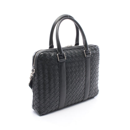 イントレチャート 2WAY ブリーフケース レザー ダークグリーン ボッテガヴェネタ バッグ BOTTEGA VENETA