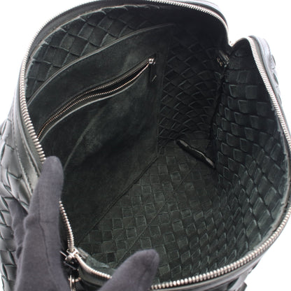 イントレチャート 2WAY ブリーフケース レザー ダークグリーン ボッテガヴェネタ バッグ BOTTEGA VENETA