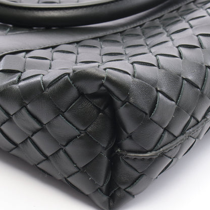 イントレチャート 2WAY ブリーフケース レザー ダークグリーン ボッテガヴェネタ バッグ BOTTEGA VENETA
