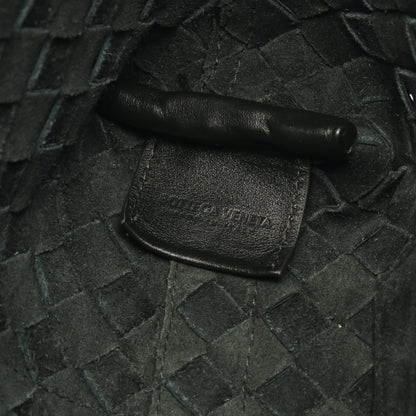 イントレチャート 2WAY ブリーフケース レザー ダークグリーン ボッテガヴェネタ バッグ BOTTEGA VENETA