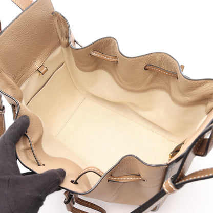 HAMMOCK SMALL ハンモック スモール 2WAY ハンドバッグ レザー グレーベージュ ブラウン ロエベ