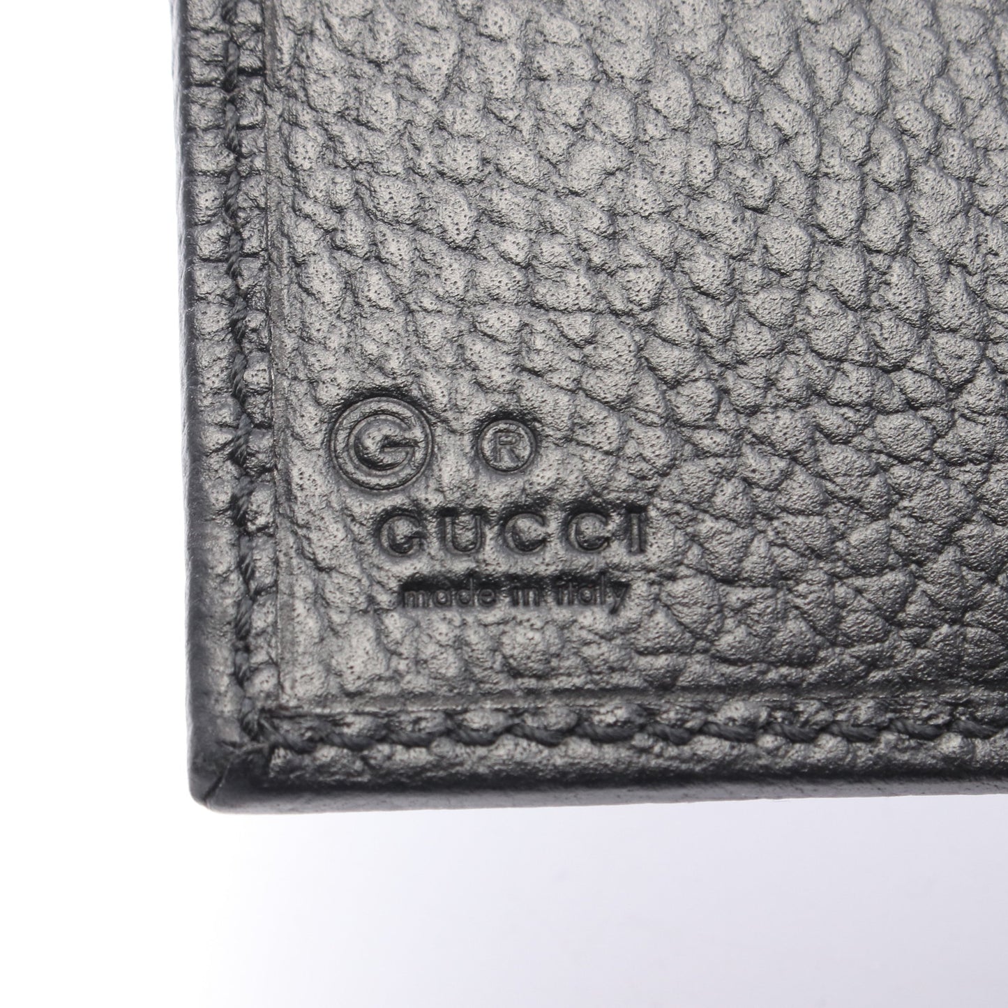 GGキャンバス 二つ折り財布 ナイロンキャンバス レザー ブラック グッチ