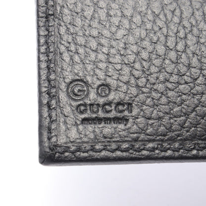 GGキャンバス 二つ折り財布 ナイロンキャンバス レザー ブラック グッチ