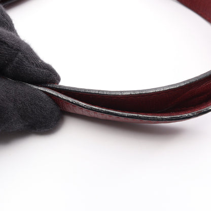 マストライン ハンドバッグ レザー ボルドー カルティエ バッグ Cartier
