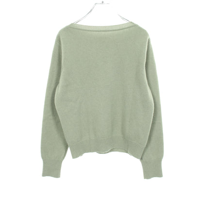 ニットトップ バニラブルーム セーター ニット カシミヤ ライトグリーン フォクシー トップス FOXEY