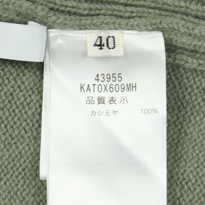 ニットトップ バニラブルーム セーター ニット カシミヤ ライトグリーン フォクシー トップス FOXEY