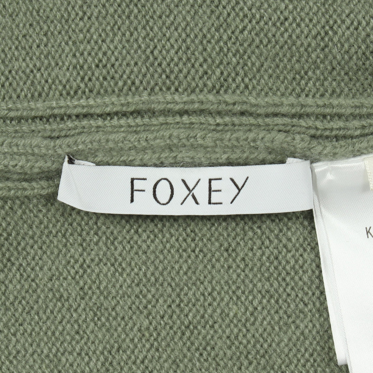 ニットトップ バニラブルーム セーター ニット カシミヤ ライトグリーン フォクシー トップス FOXEY