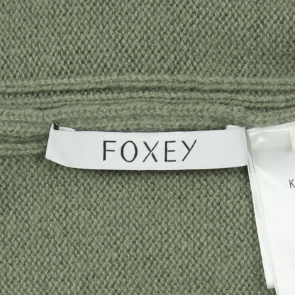 ニットトップ バニラブルーム セーター ニット カシミヤ ライトグリーン フォクシー トップス FOXEY