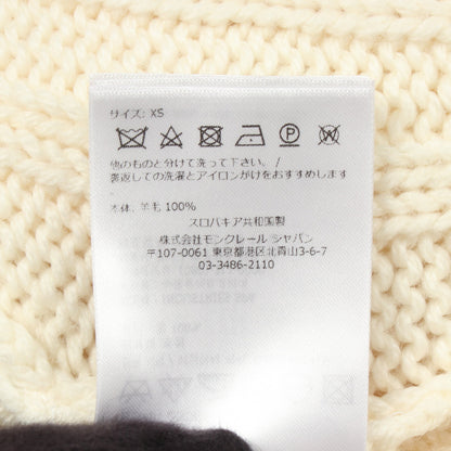 セーター ニット ウール オフホワイト モンクレール