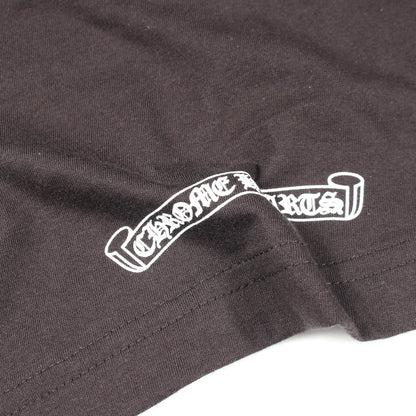 ネックロゴ アームロゴ ポケット付き 長袖Tシャツ コットン ブラック クロムハーツ