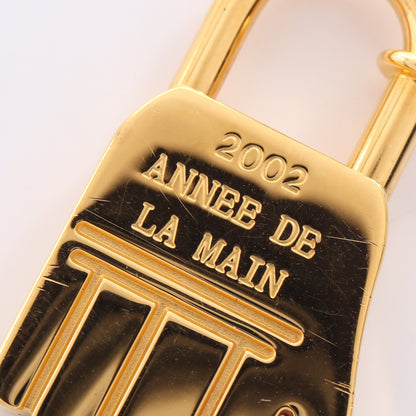 カデナチャーム ANNEE DE LA MAIN ハンドモチーフ 2002年限定 バッグチャーム GP ゴールド エルメス