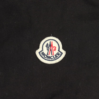 ロゴ刺繍 スウェットシャツ コットン ブラック モンクレール トップス MONCLER
