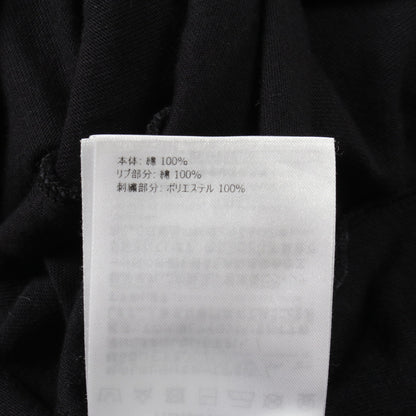 ロゴ刺繍 半袖Tシャツ コットン ブラック モンクレール トップス MONCLER
