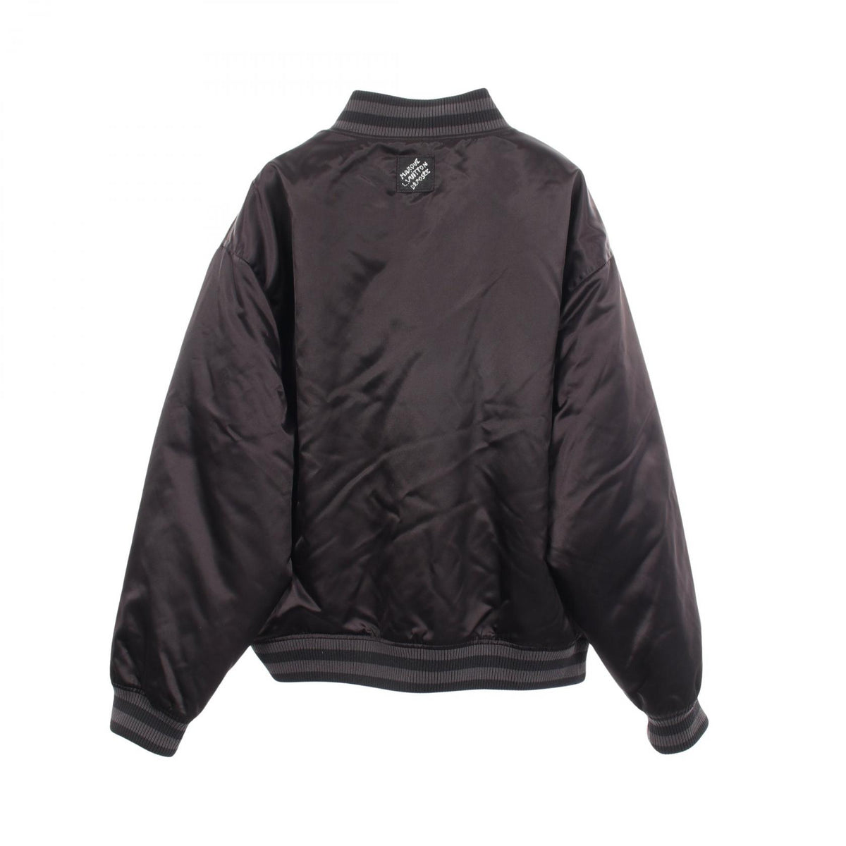 エンベリッシュド ナイロンベースボール ブルゾン ジャケット ナイロン ブラック ルイヴィトン アウター LOUIS VUITTON