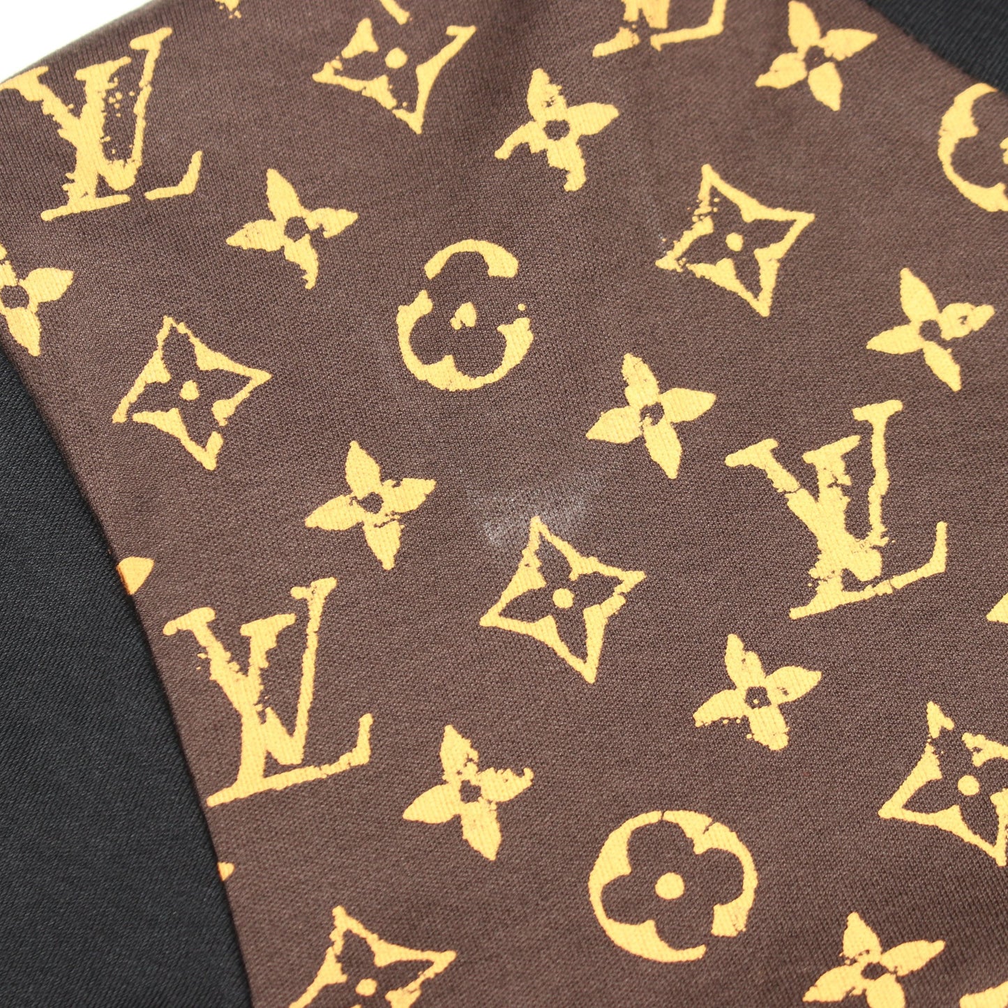 レトロモノグラム ポケット付き 半袖Tシャツ コットン ブラック ブラウン ルイヴィトン