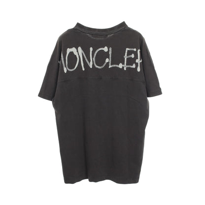 ロゴプリント Tシャツ 半袖Tシャツ コットン ブラック モンクレール
