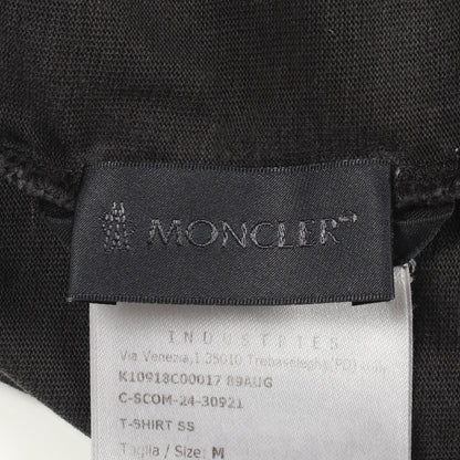ロゴプリント Tシャツ 半袖Tシャツ コットン ブラック モンクレール