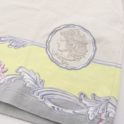 メデューサ 半袖Tシャツ コットン ベージュ マルチカラー ヴェルサーチ