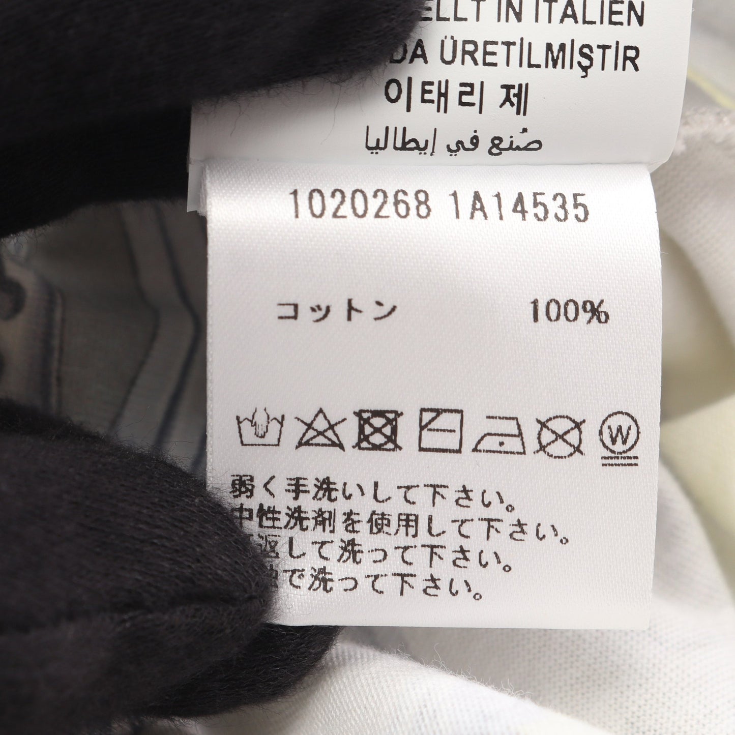 メデューサ 半袖Tシャツ コットン ベージュ マルチカラー ヴェルサーチ