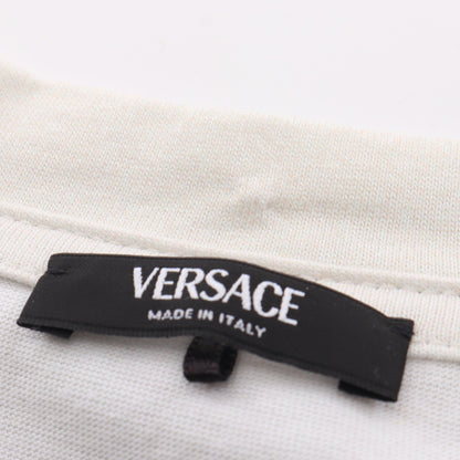 メデューサ 半袖Tシャツ コットン ベージュ マルチカラー ヴェルサーチ