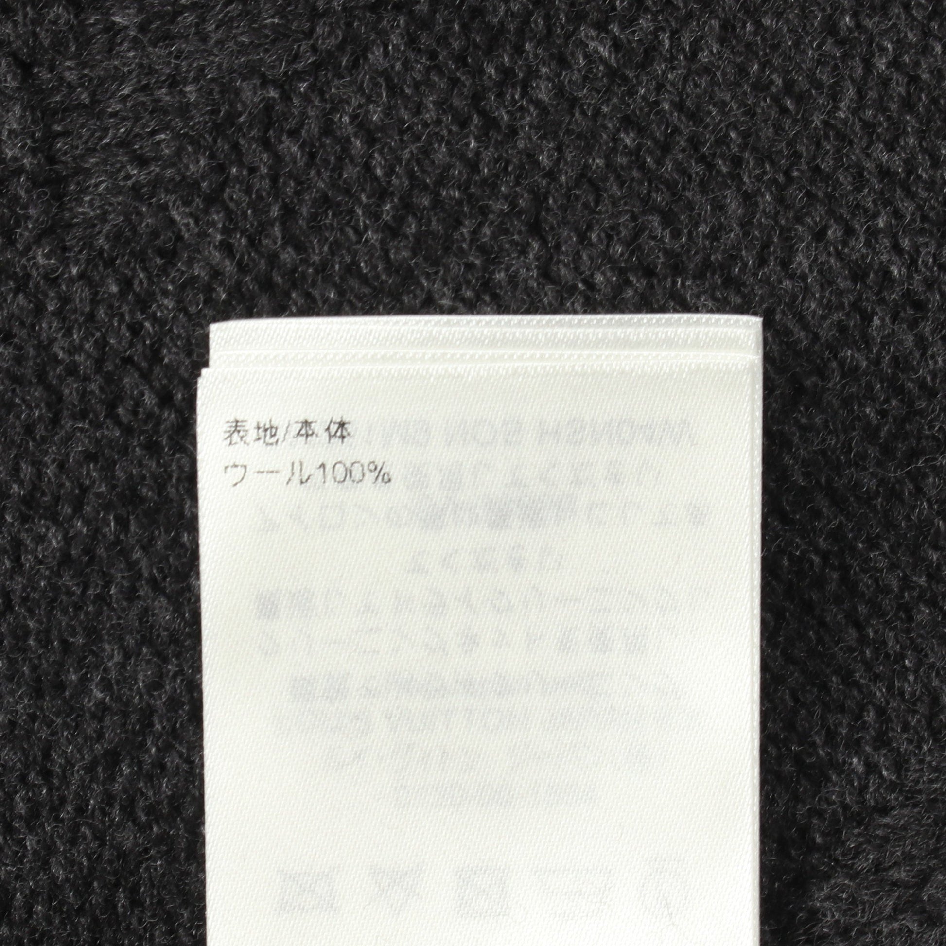 モノグラム ジャカード ハーフジップ ニット ウール グレー ルイヴィトン トップス LOUIS VUITTON