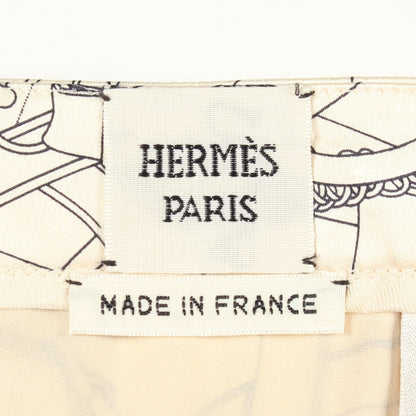 Eperon d'Or スカート シルク アイボリー エルメス ボトムス HERMES