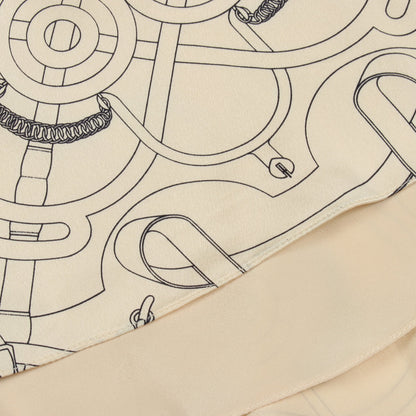 Eperon d'Or スカート シルク アイボリー エルメス ボトムス HERMES