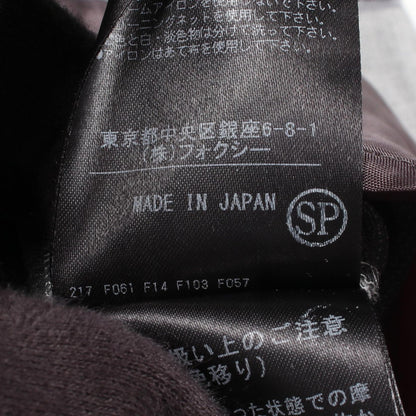 スラックス パンツ レーヨン グレー フォクシーニューヨーク ボトムス FOXEY NEW YORK