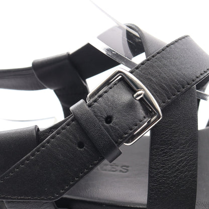 エベレスト サンダル レザー ブラック エルメス