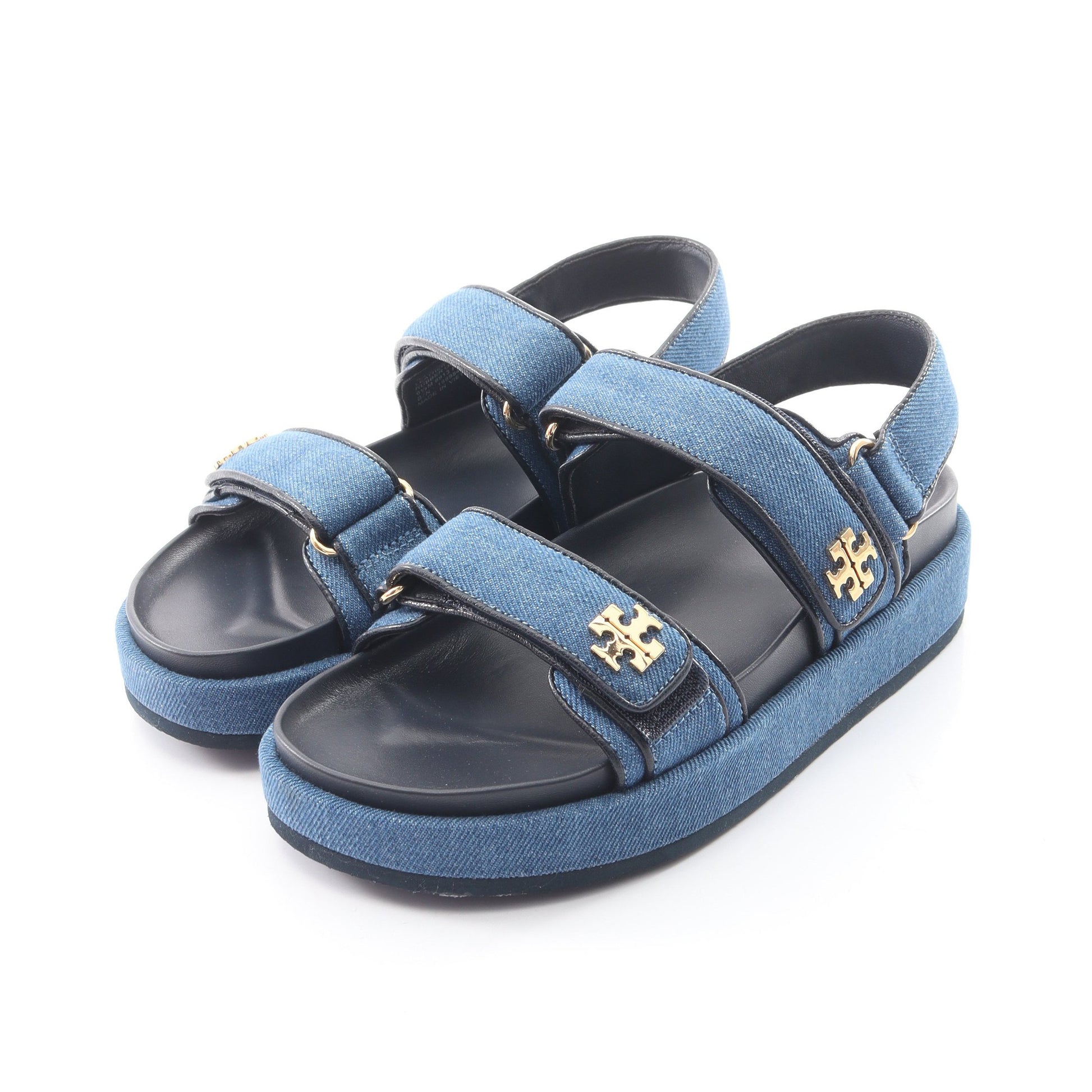 KIRA SPORT SANDAL キラ スポーツ サンダル サンダル デニム ネイビー トリーバーチ シューズ TORY BURCH