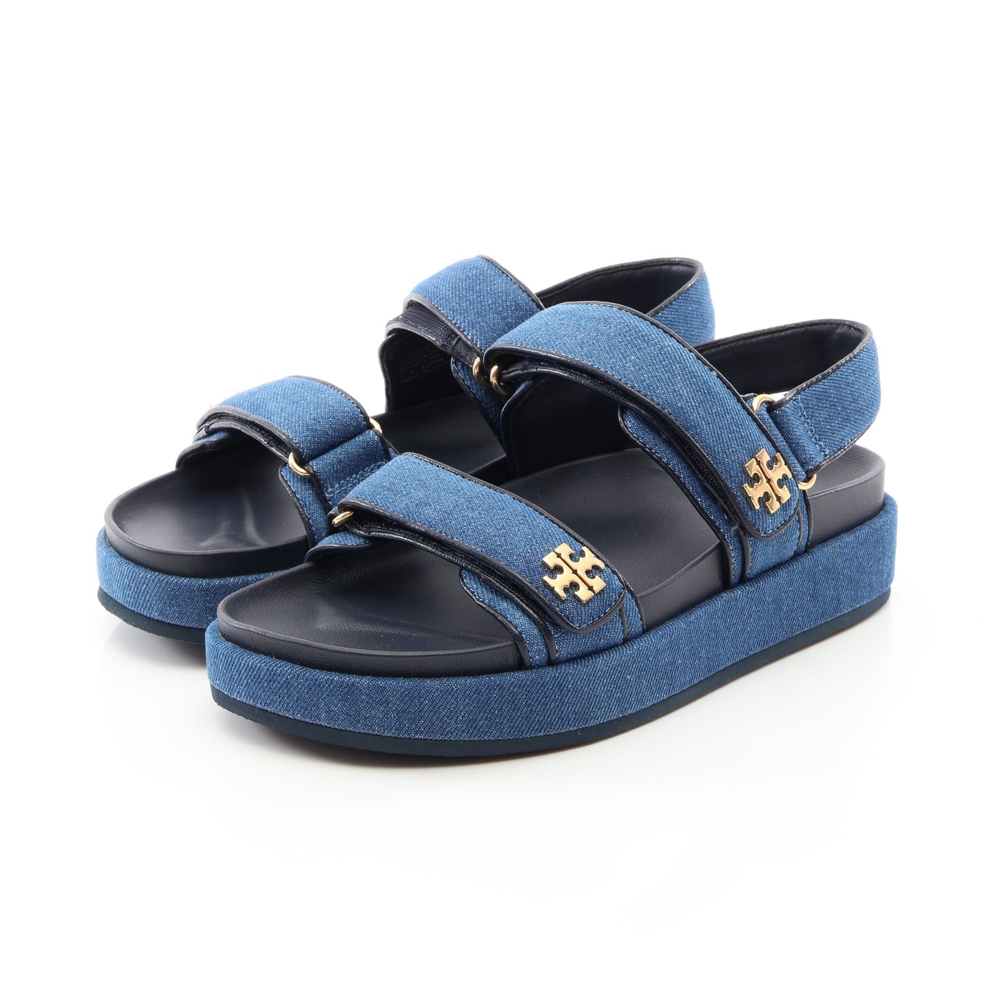 KIRA SPORT SANDAL サンダル デニム ネイビー トリーバーチ シューズ TORY BURCH