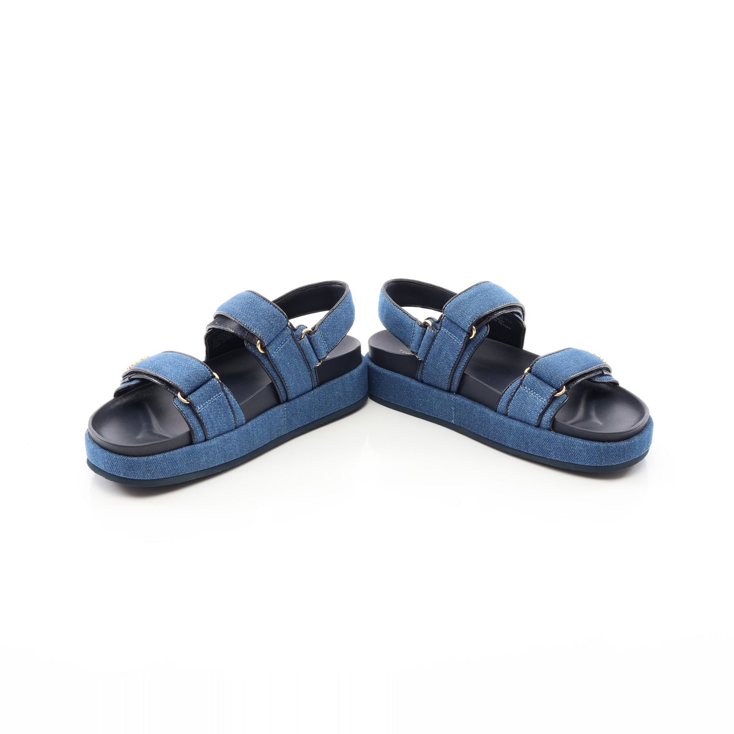 KIRA SPORT SANDAL サンダル デニム ネイビー トリーバーチ シューズ TORY BURCH