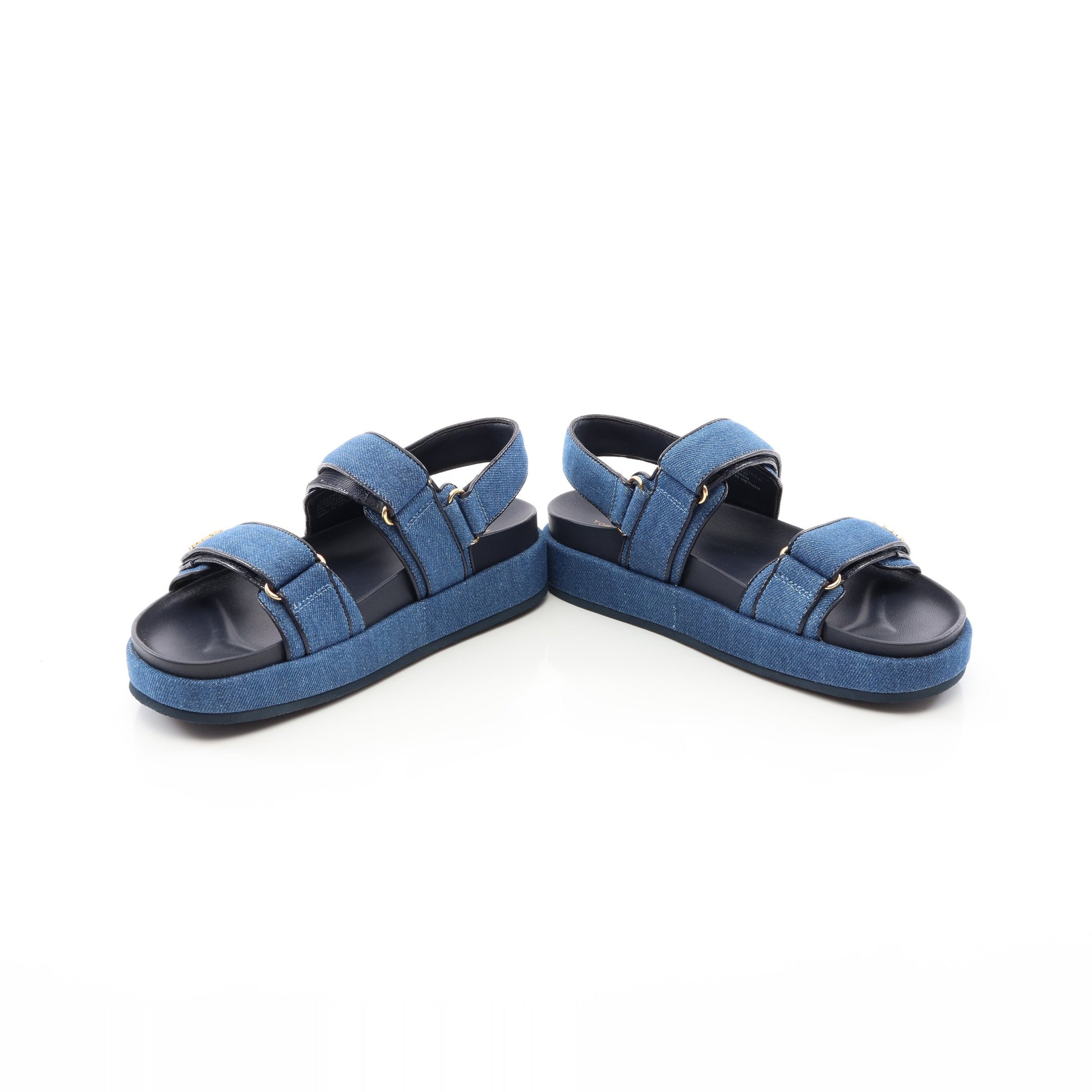 KIRA SPORT SANDAL サンダル デニム ネイビー トリーバーチ シューズ TORY BURCH