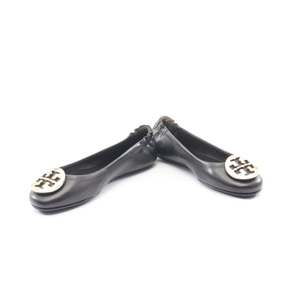 MINNIE TRAVEL BALLET ミニー トラベル バレエシューズ レザー ブラック トリーバーチ シューズ TORY BURCH