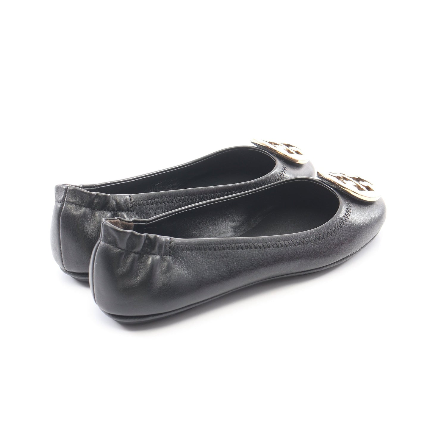 MINNIE TRAVEL BALLET ミニー トラベル バレエシューズ レザー ブラック トリーバーチ シューズ TORY BURCH
