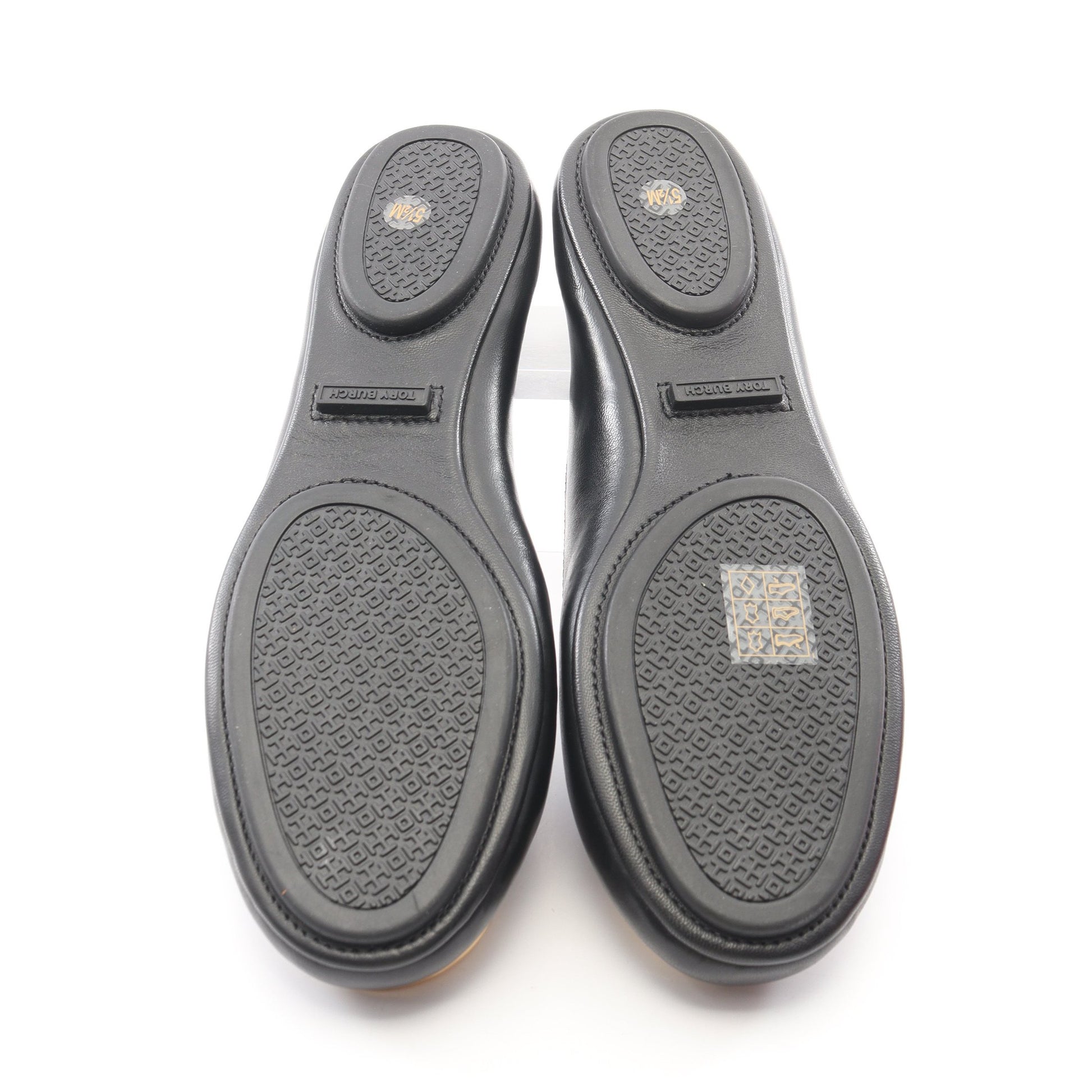 MINNIE TRAVEL BALLET ミニー トラベル バレエシューズ レザー ブラック トリーバーチ シューズ TORY BURCH