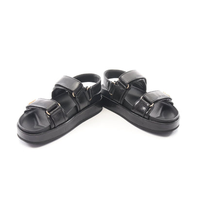 KIRA SPORT SANDAL キラ スポーツ サンダル レザー ブラック トリーバーチ シューズ TORY BURCH