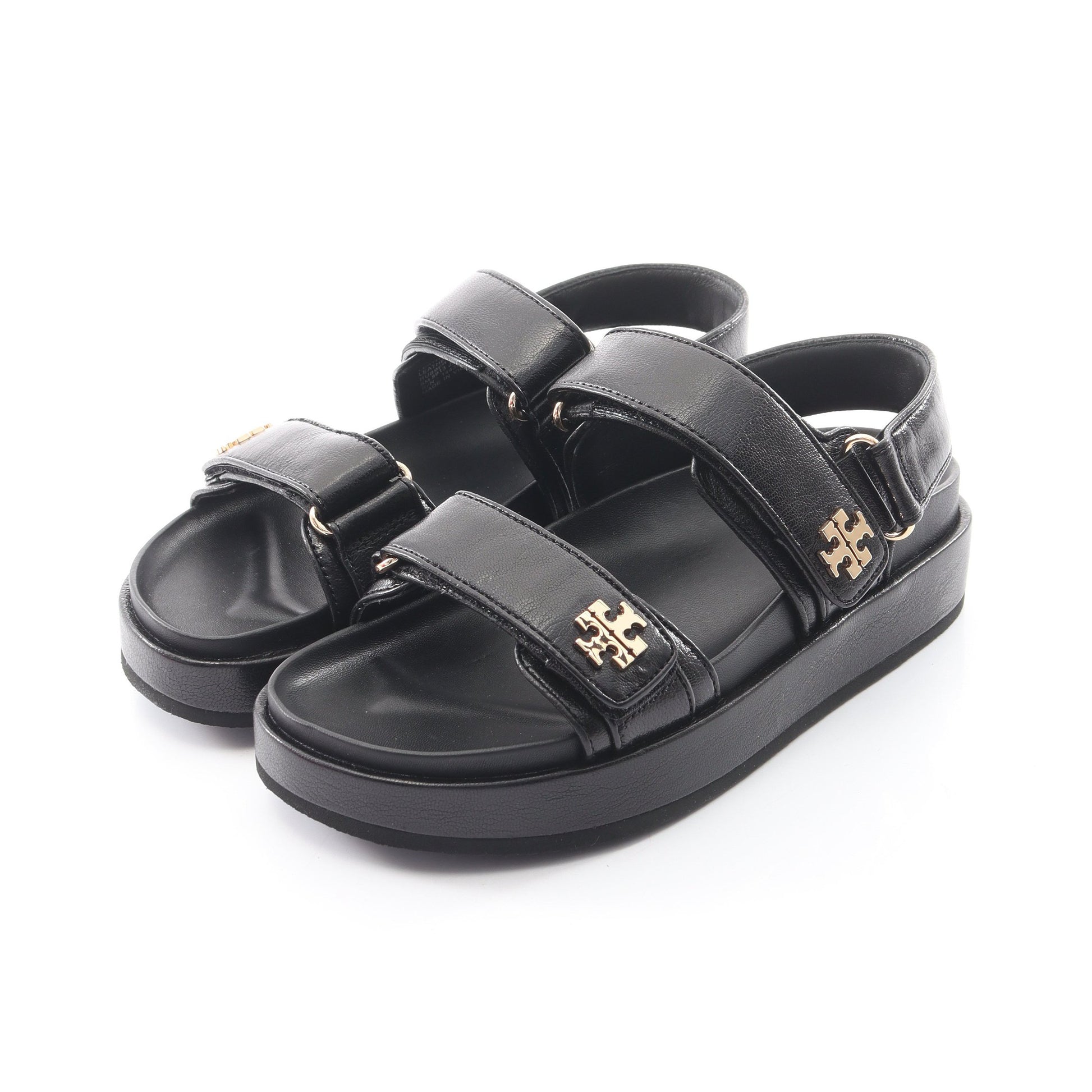 KIRA SPORT SANDAL キラ スポーツ サンダル レザー ブラック トリーバーチ シューズ TORY BURCH