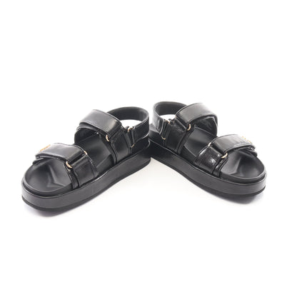 KIRA SPORT SANDAL キラ スポーツ サンダル レザー ブラック トリーバーチ シューズ TORY BURCH