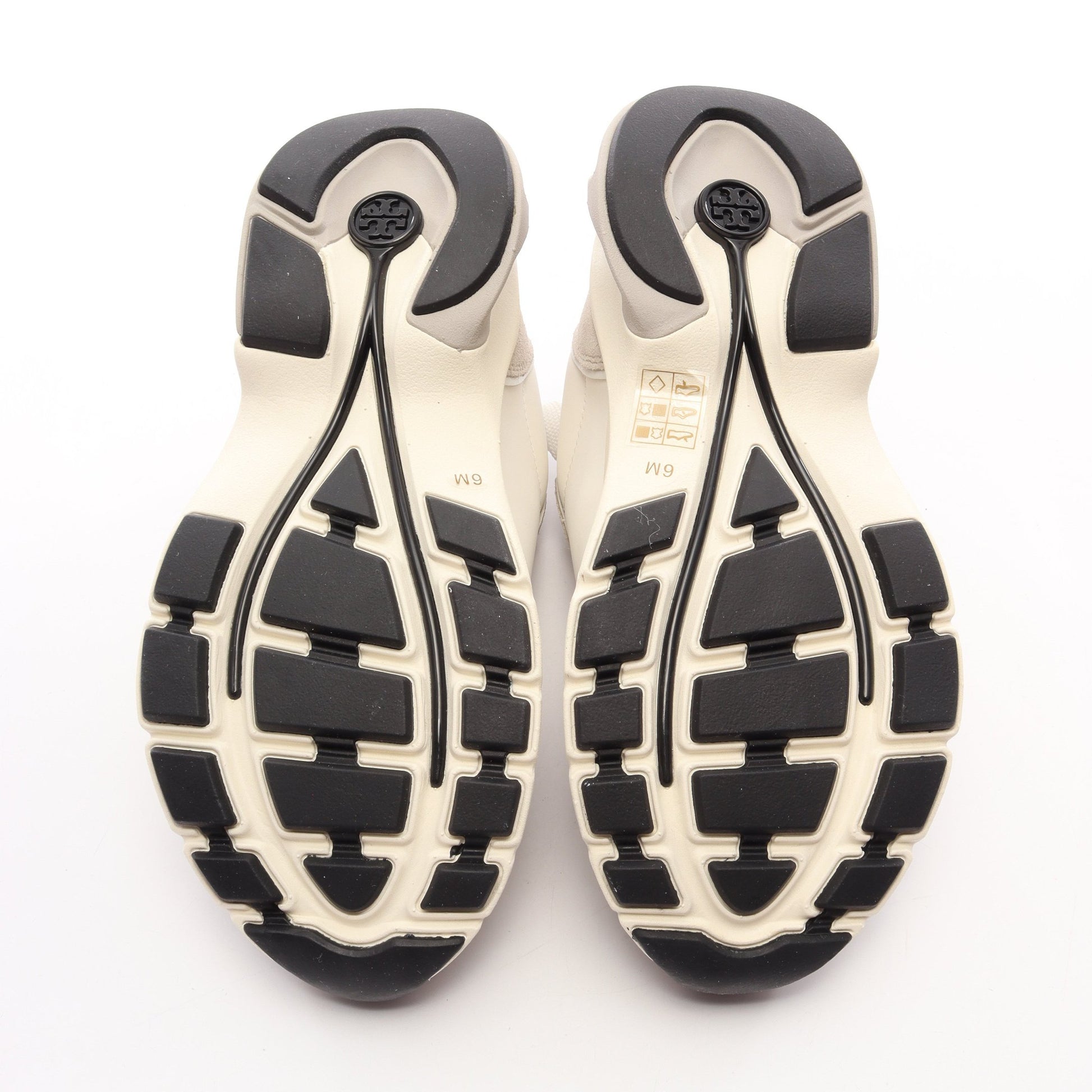 GOOD LUCK TRAINNER グッドラック トレーナー スニーカー ナイロン スエード レザー ホワイト ライトグレー トリーバーチ シューズ TORY BURCH