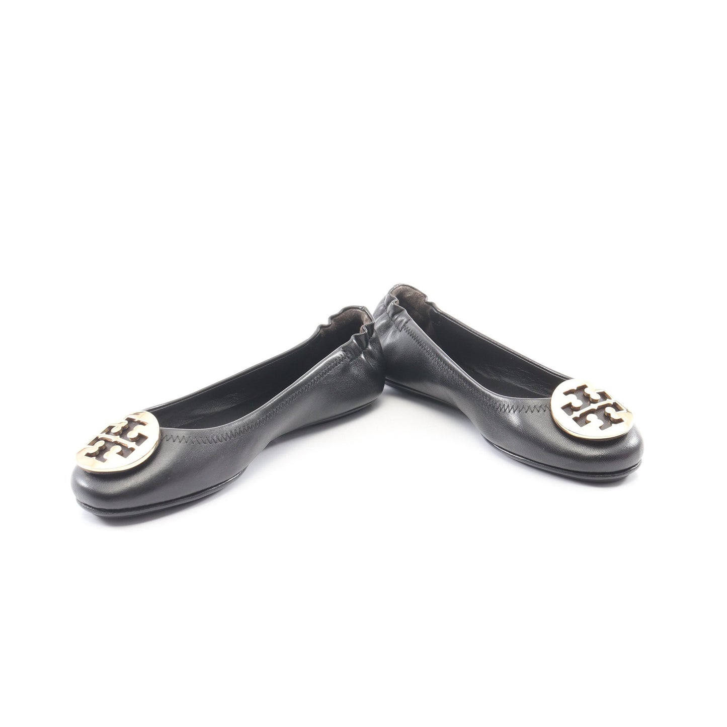 MINNIE TRAVEL BALLET ミニー トラベル バレエシューズ レザー ブラック トリーバーチ シューズ TORY BURCH