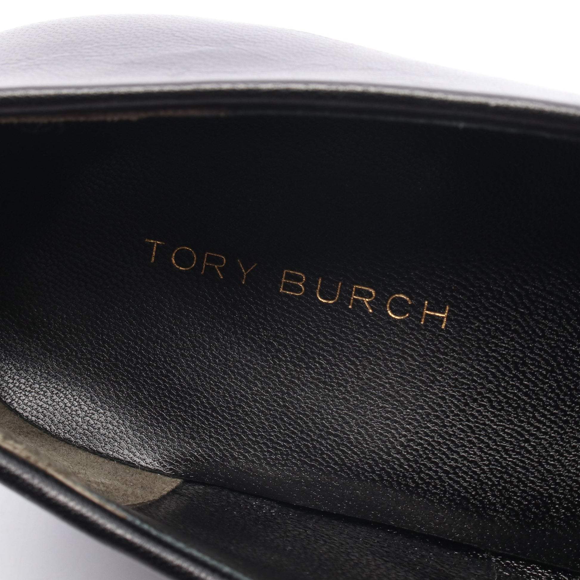 CAP-TOE MARY JANE HEEL BALLET パンプス レザー ブラック トリーバーチ シューズ TORY BURCH