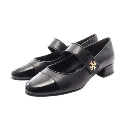 CAP TOE MARY JANE HEEL BALLET パンプス レザー ブラック トリーバーチ シューズ TORY BURCH